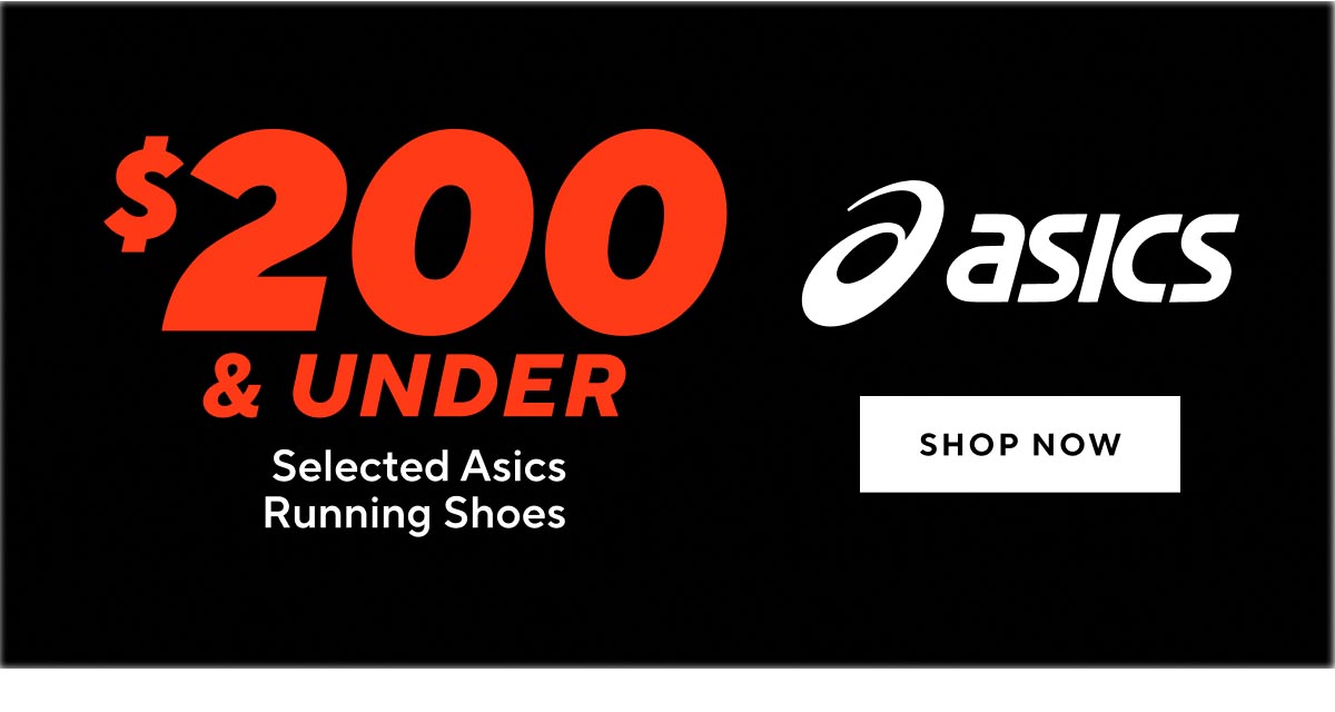 $200 & Under Selected Asics Running Shoes