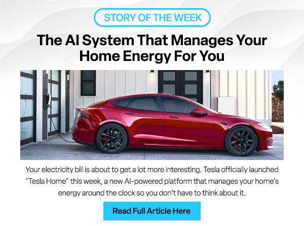Meet Tesla Home. The AI System That Manages Your Home Energy For You