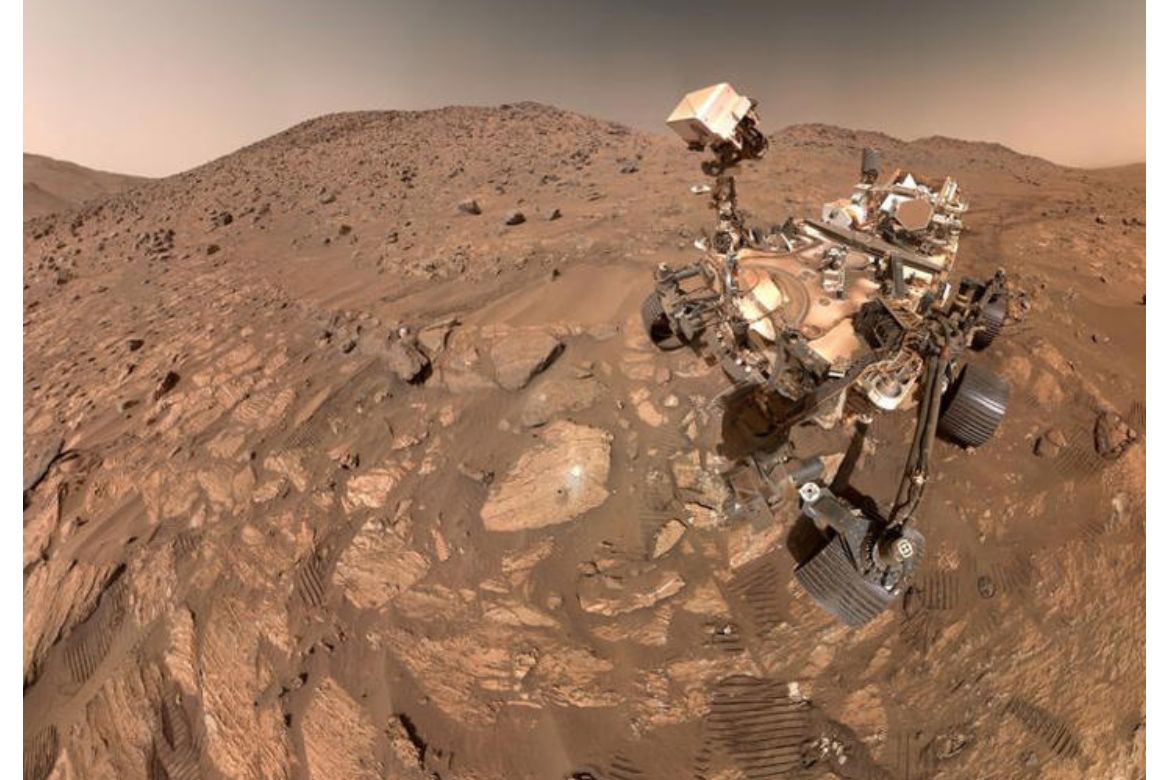 Perseverance rover on Mars