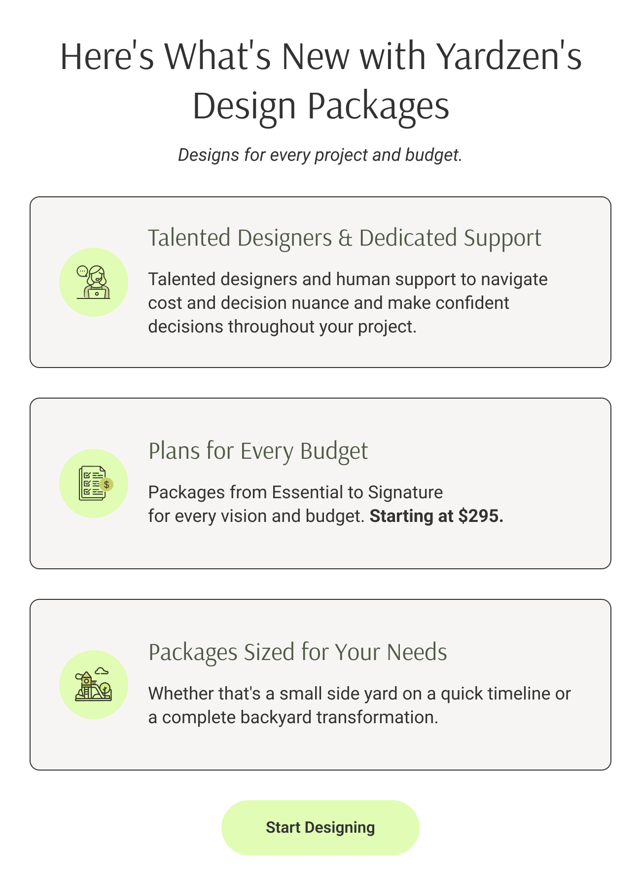 Meet our Newest Packages