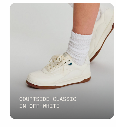 Courtside Classic in Off-White