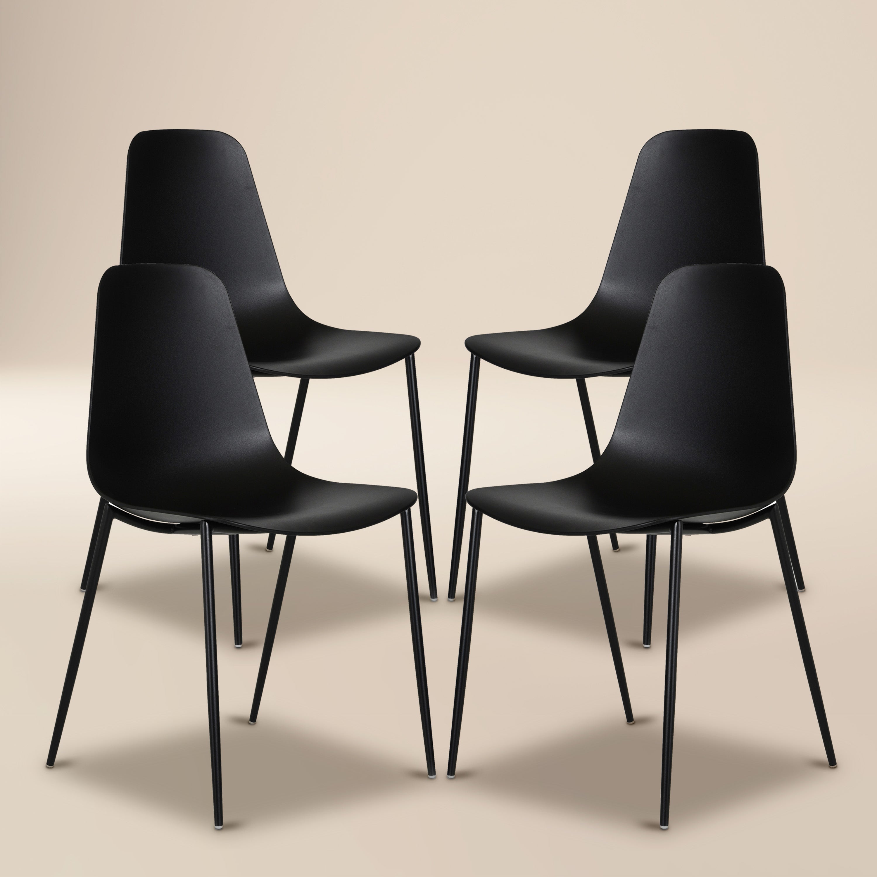 Image of Isla Dining Chair | Ebony Black | Set of 4