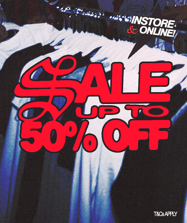 Up to 50% off sale is here and its big