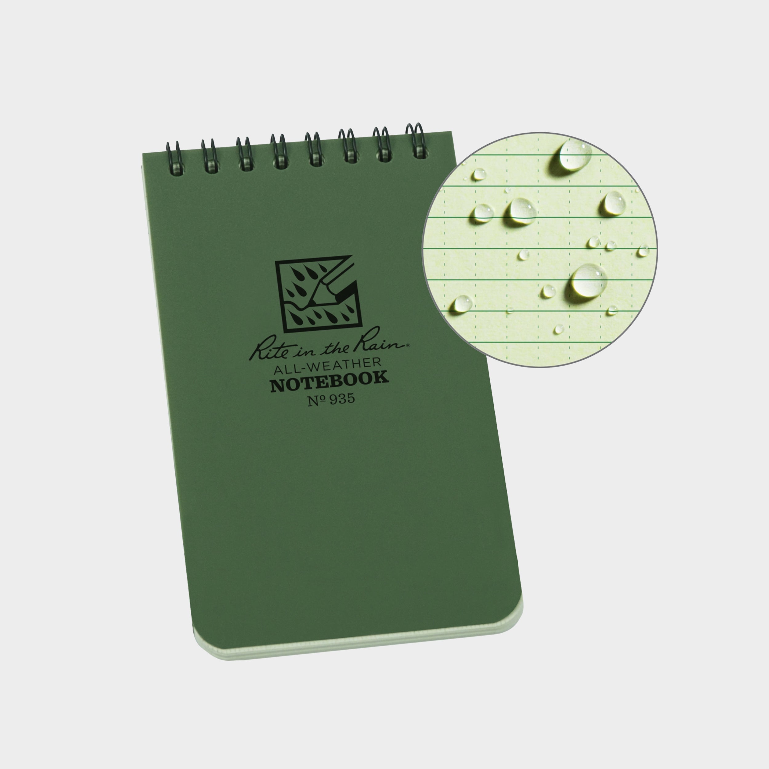 Image of Waterproof Pocket Top Spiral Notebook - Lined Pages