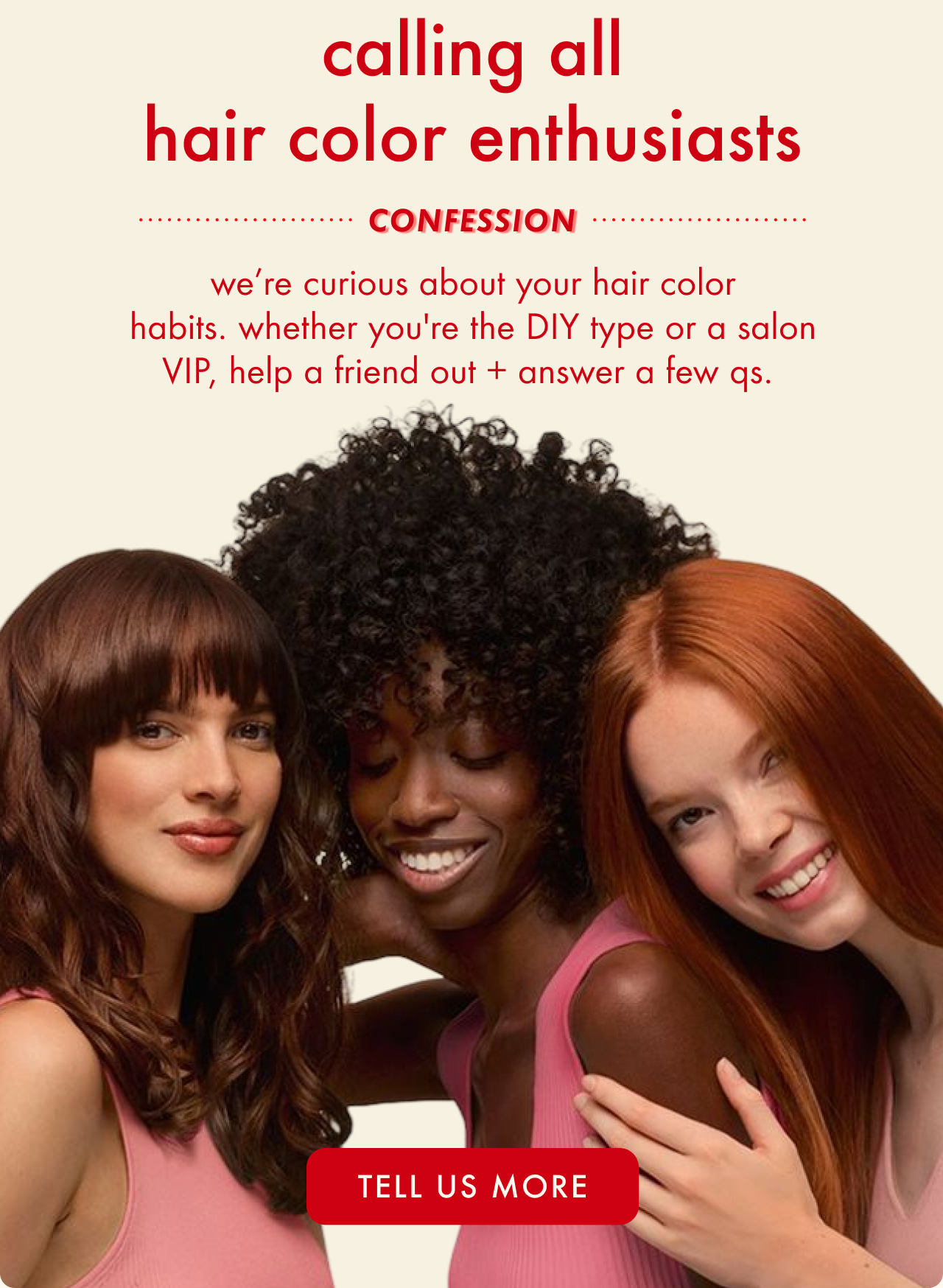 how do you color your hair survey