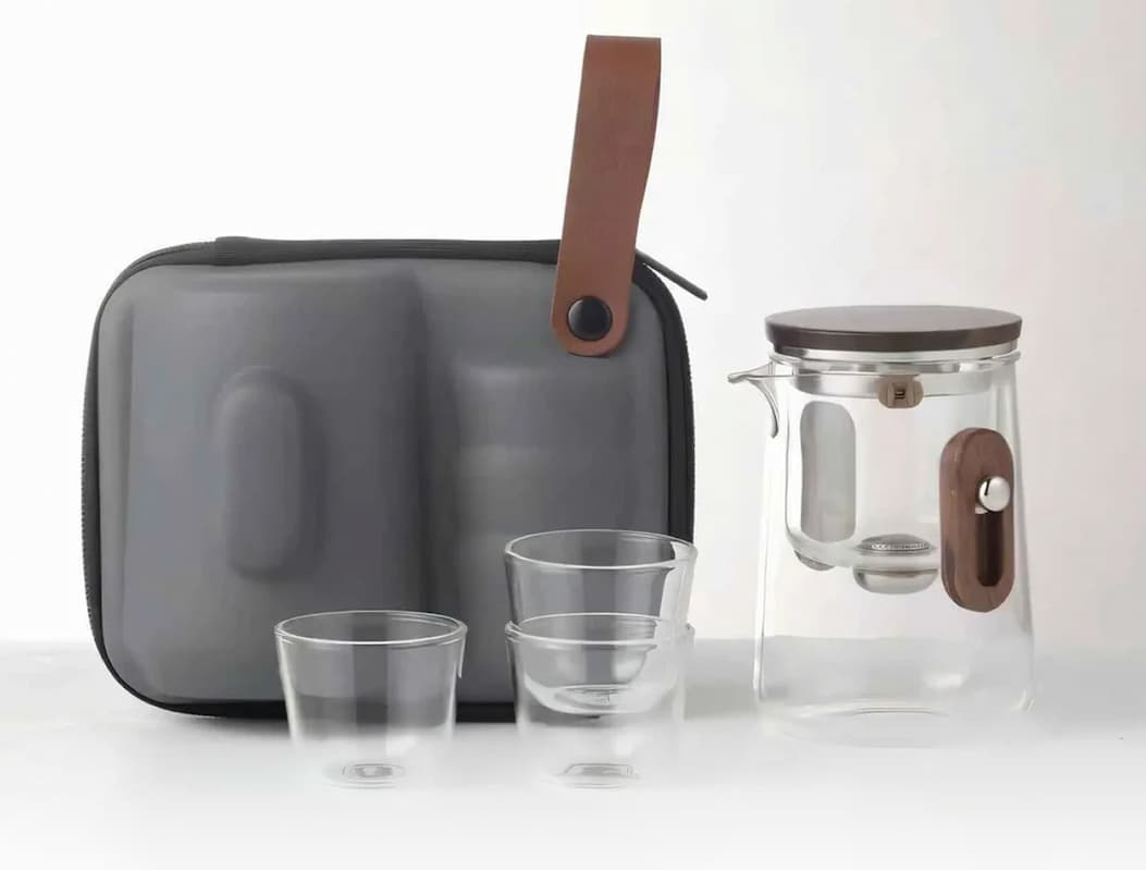 ZenVoyage   Travel   Glass   Tea   Set