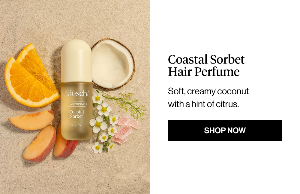 Coastal Sorbet Hair Perfume. Soft, creamy coconut with a hint of citrus.