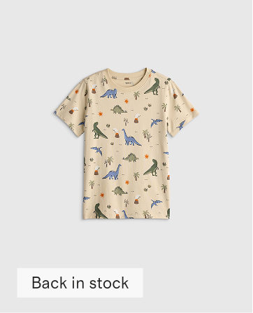 100% Organic Cotton Jersey Short Sleeve Tee 