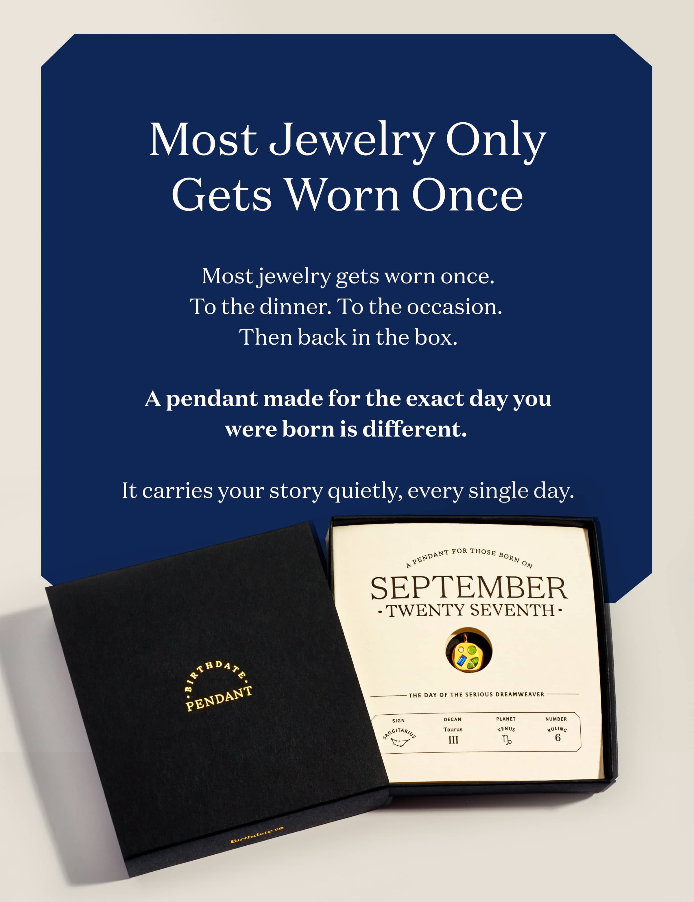 Most Jewelry Only Gets Worn Once