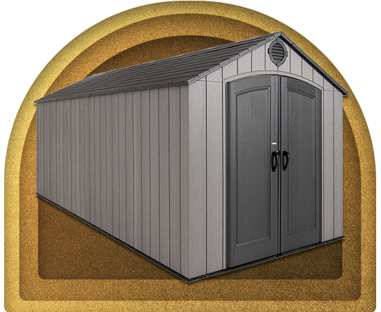 Lifetime Resin Outdoor 8' x 17.5' Storage Shed