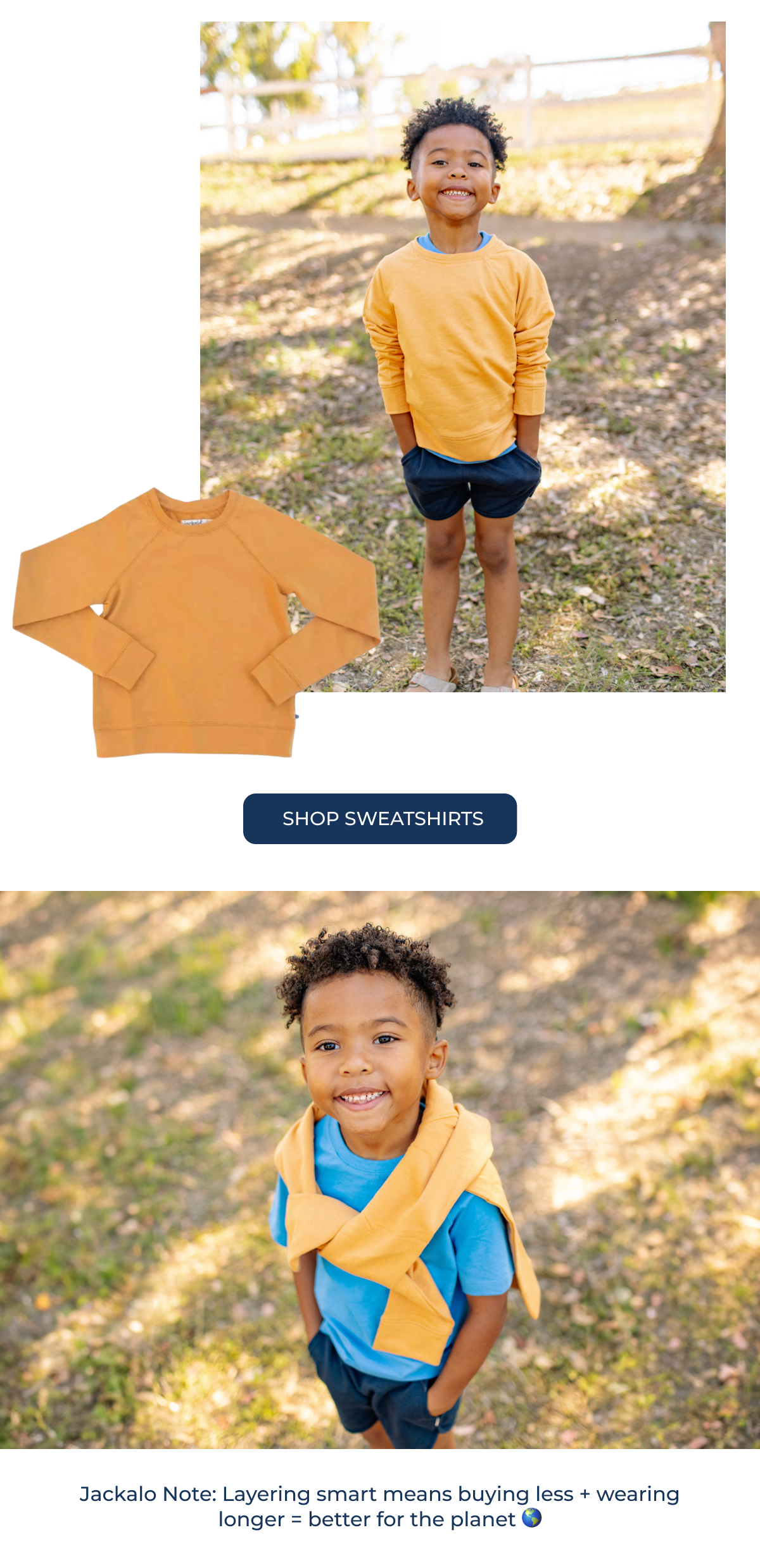 Stevie Raglan Sweatshirt - Orange Yellow