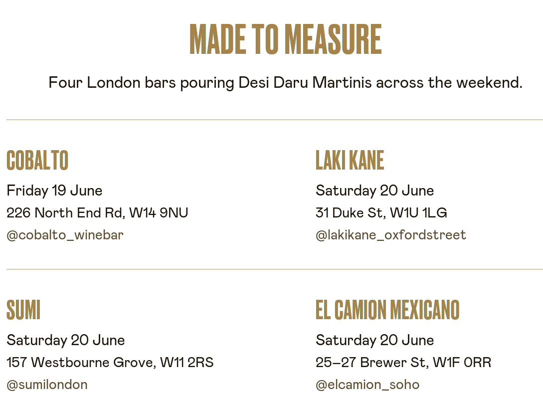 History of the Paloma