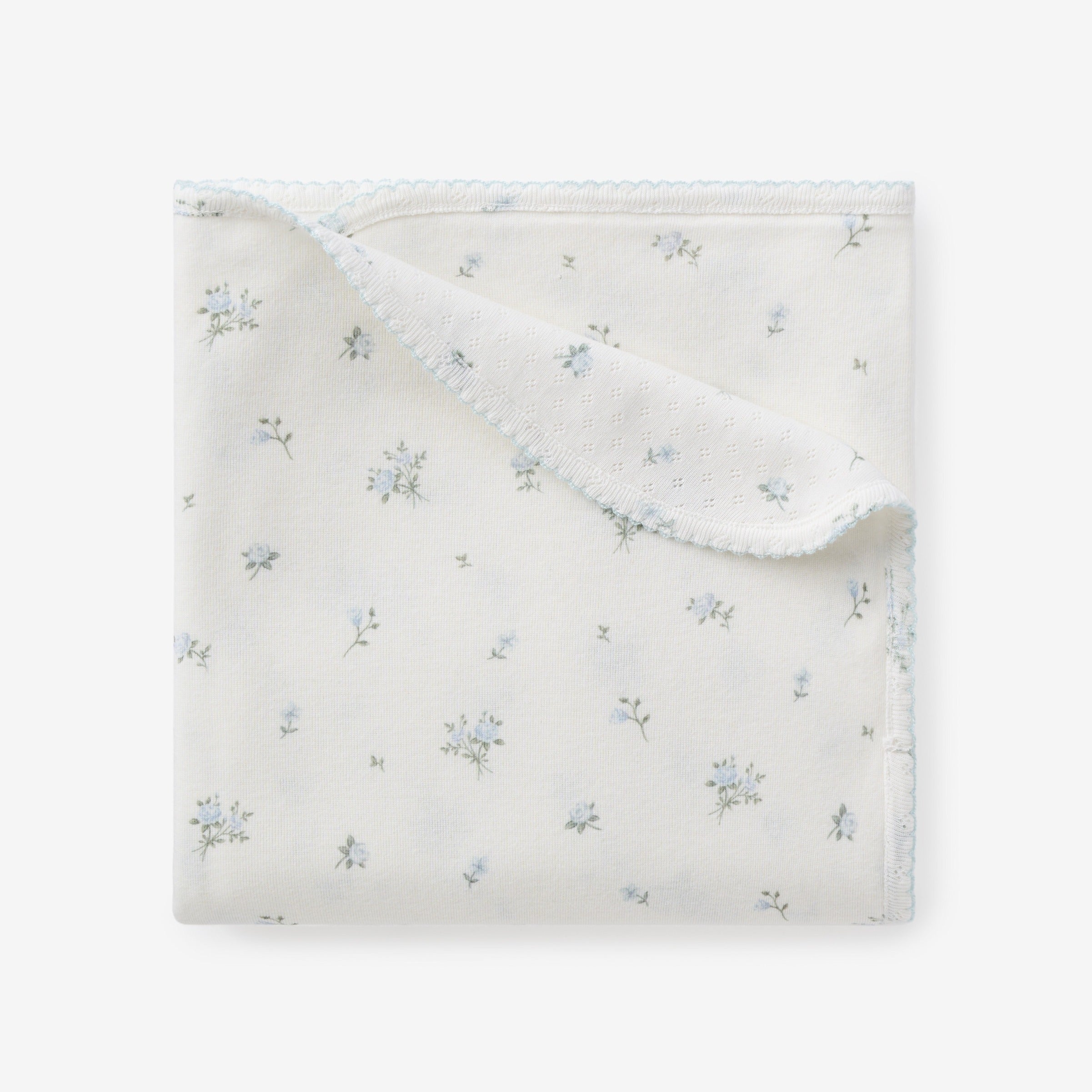 Image of English Rose Organic Double Layer Swaddle Blanket