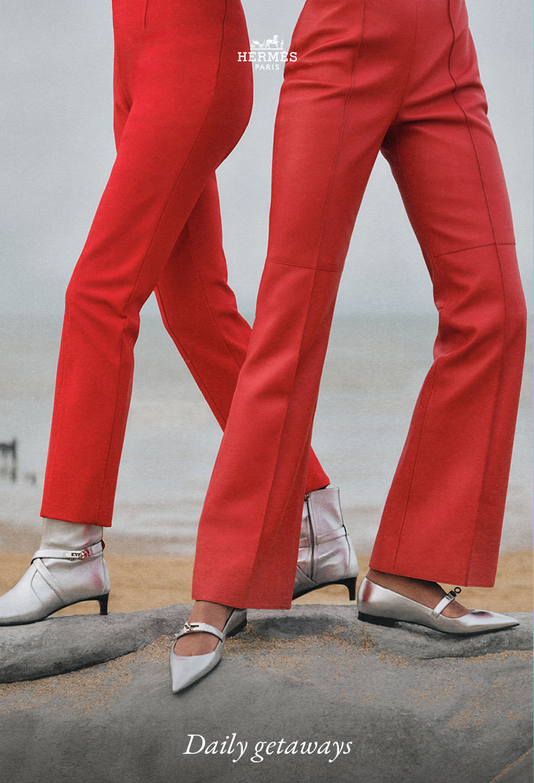 Main visual from the FW26 shoes campaign