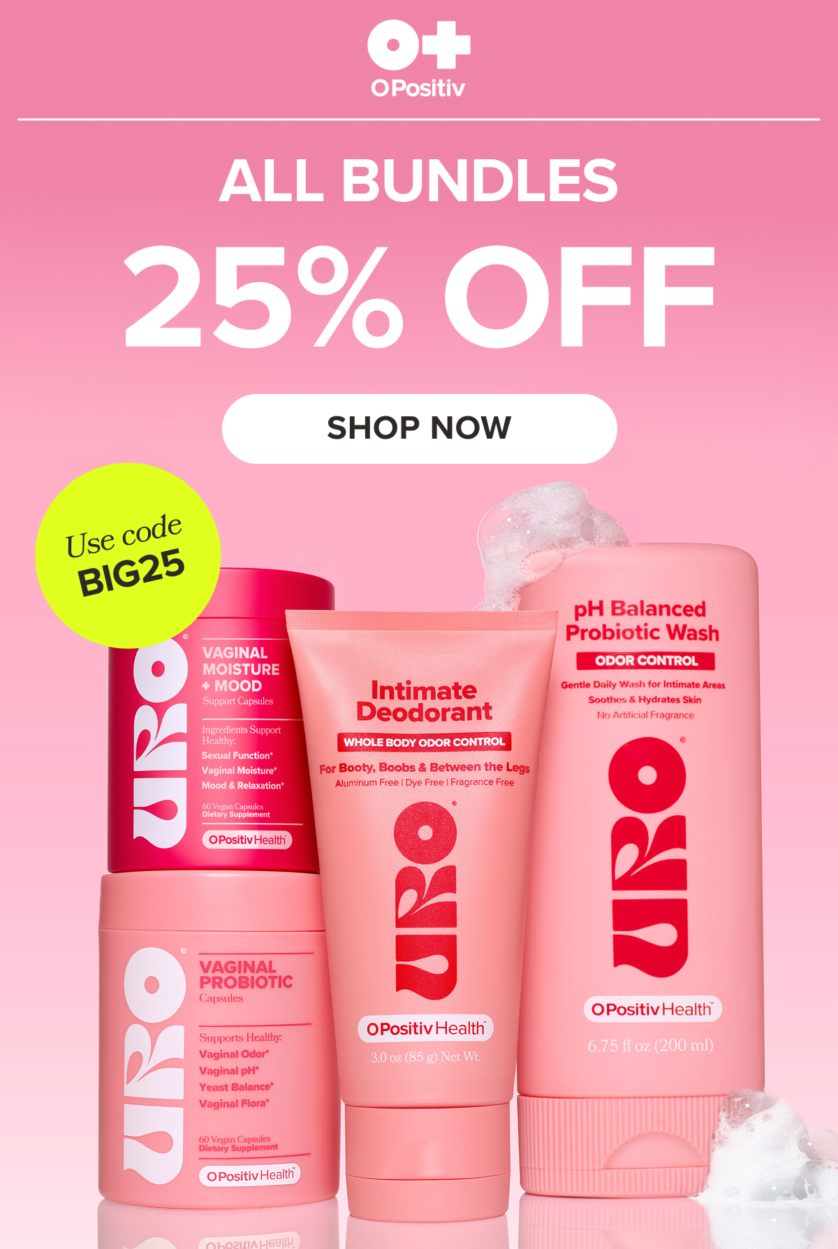 ALL BUNDLES 25% OFF SHOP NOW - Use code BIG25