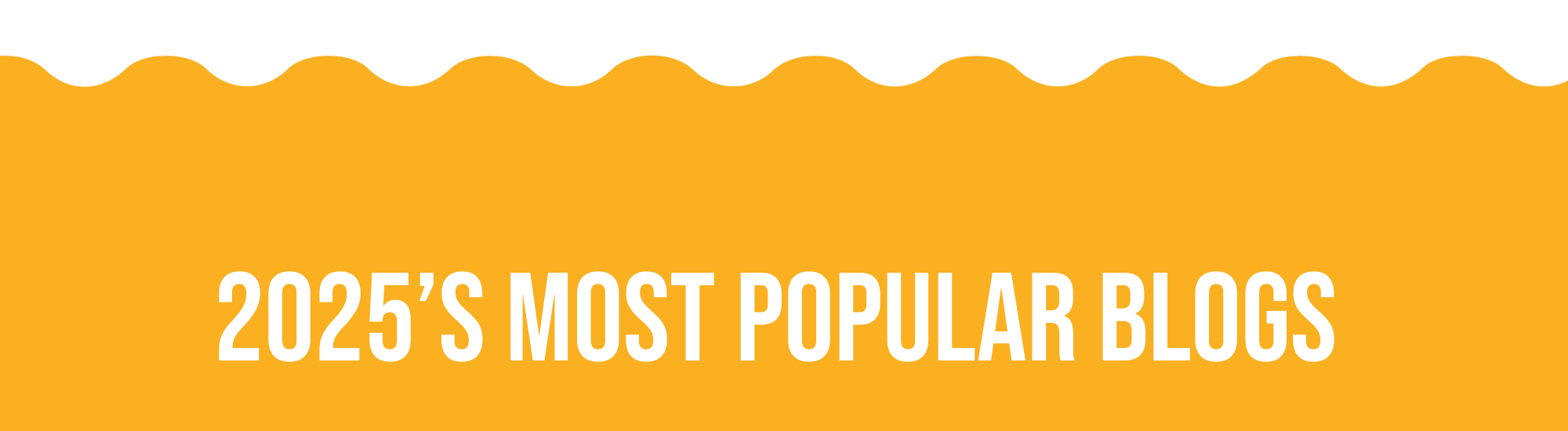 2025's Most Popular Blogs