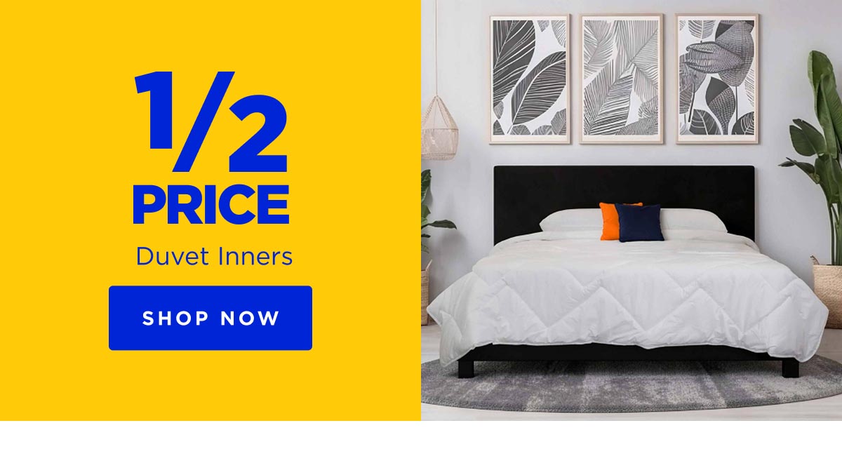 1/2 Price Duvet Inners