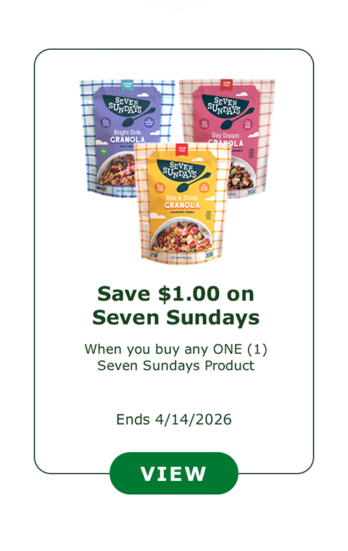 Save $1.00 on Seven Sundays