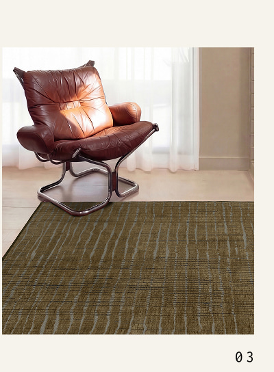 3. Pool Collection, Ondu Rug in Lichen. Washable and available in 7 designs.