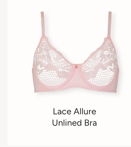 Lace allure unlined bra