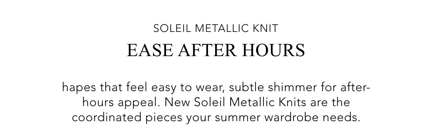 Metallic Knit