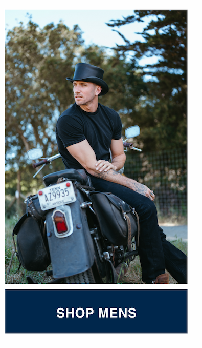 MENS LEATHER HATS
