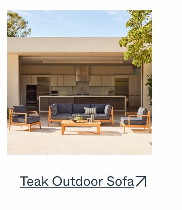 Teak Outdoor Sofa