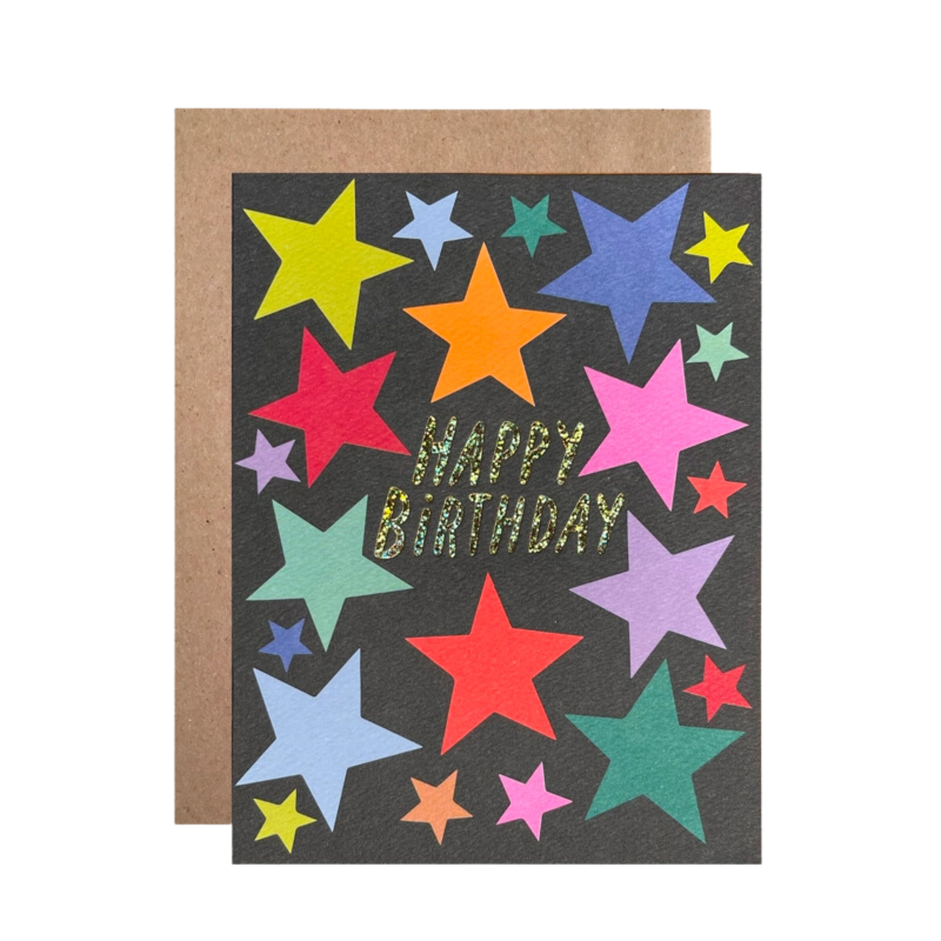 Image of Happy Birthday Stars Card