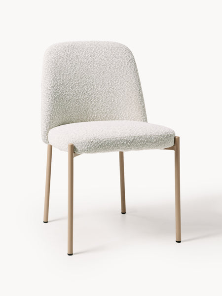 Sedia imbottita in bouclé Felicia