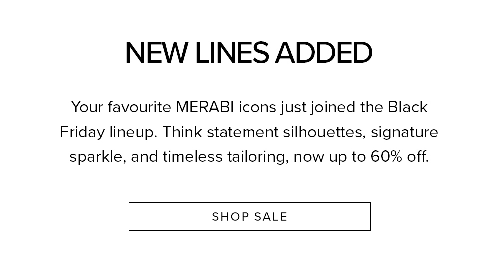 Black Friday: New Lines Added