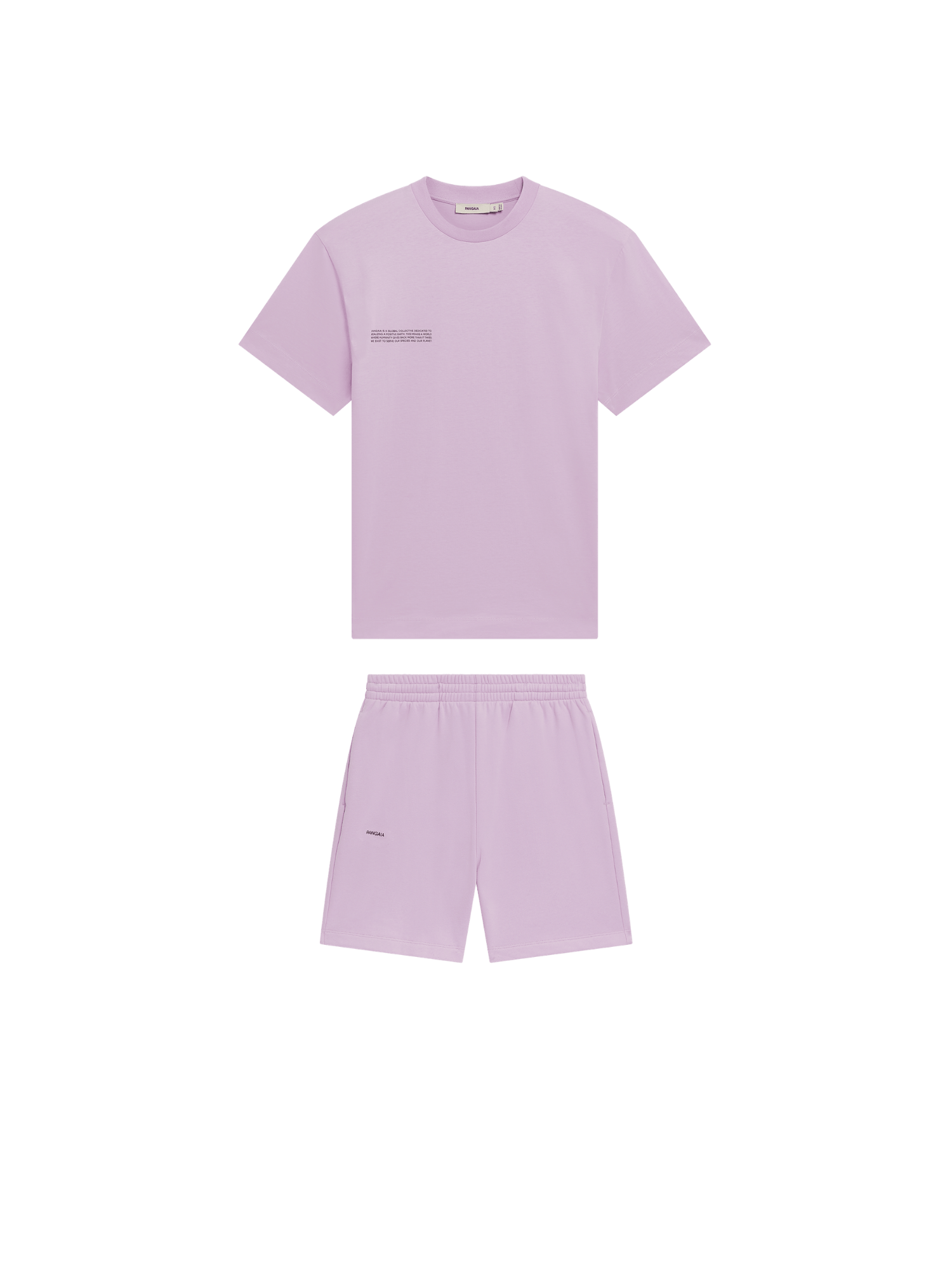 Image of Womens 365 T-shirt and Mid-Length Shorts Bundle—Crocus Purple