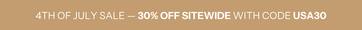 4th of July Sale —30% off sitewide with code USA30
