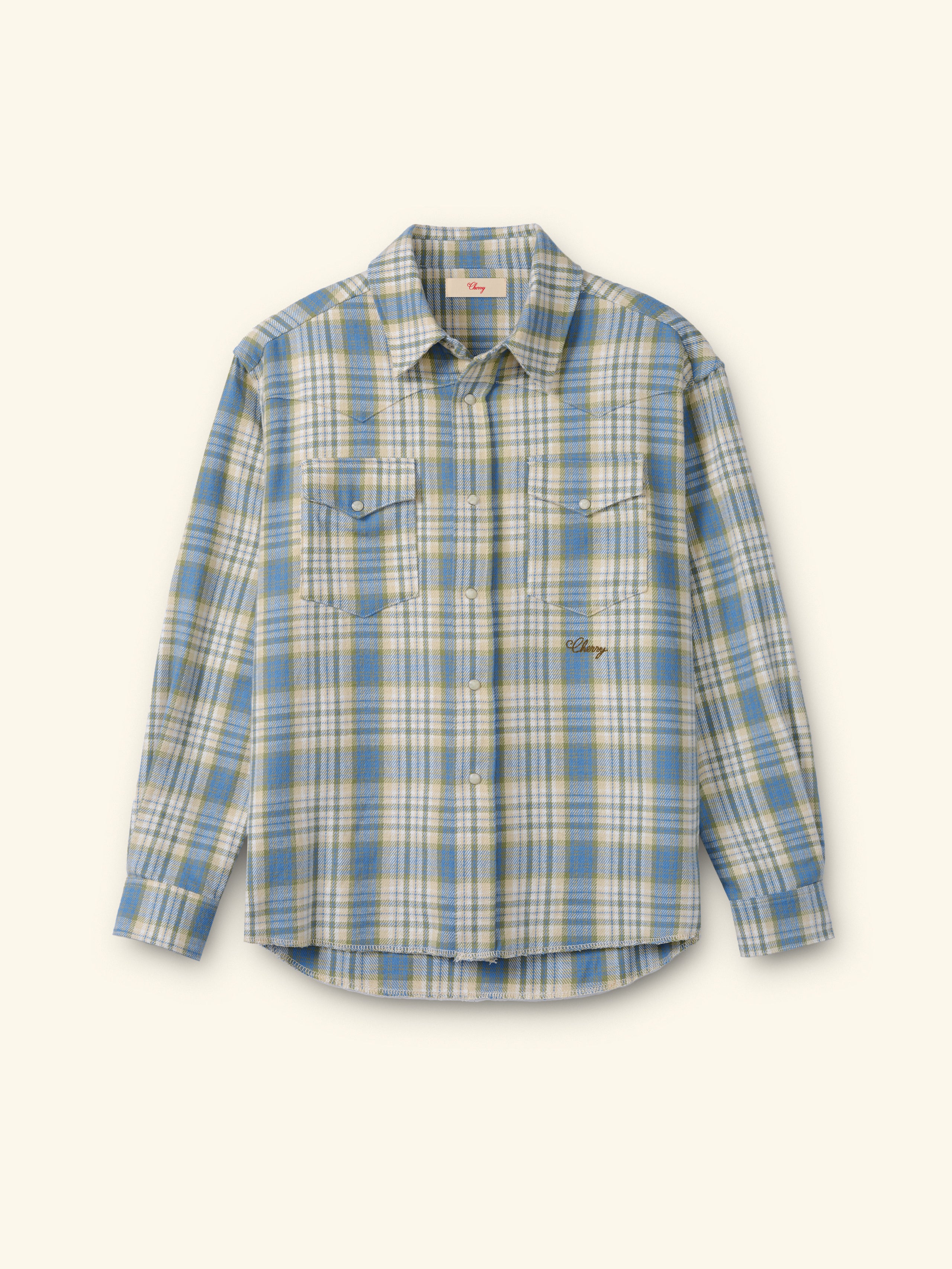 Image of Plaid Western Shirt