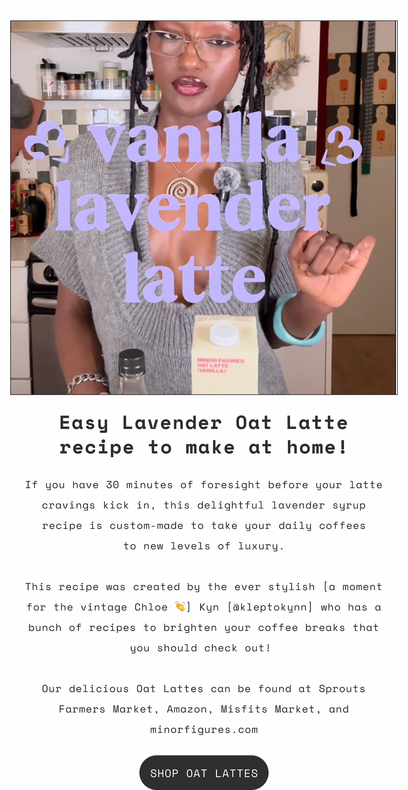 Minor Figures Oat Latte