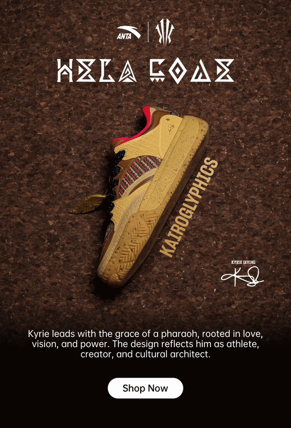 Kyrie leads with the grace of a paraoh, rooted in love, vision, and power.