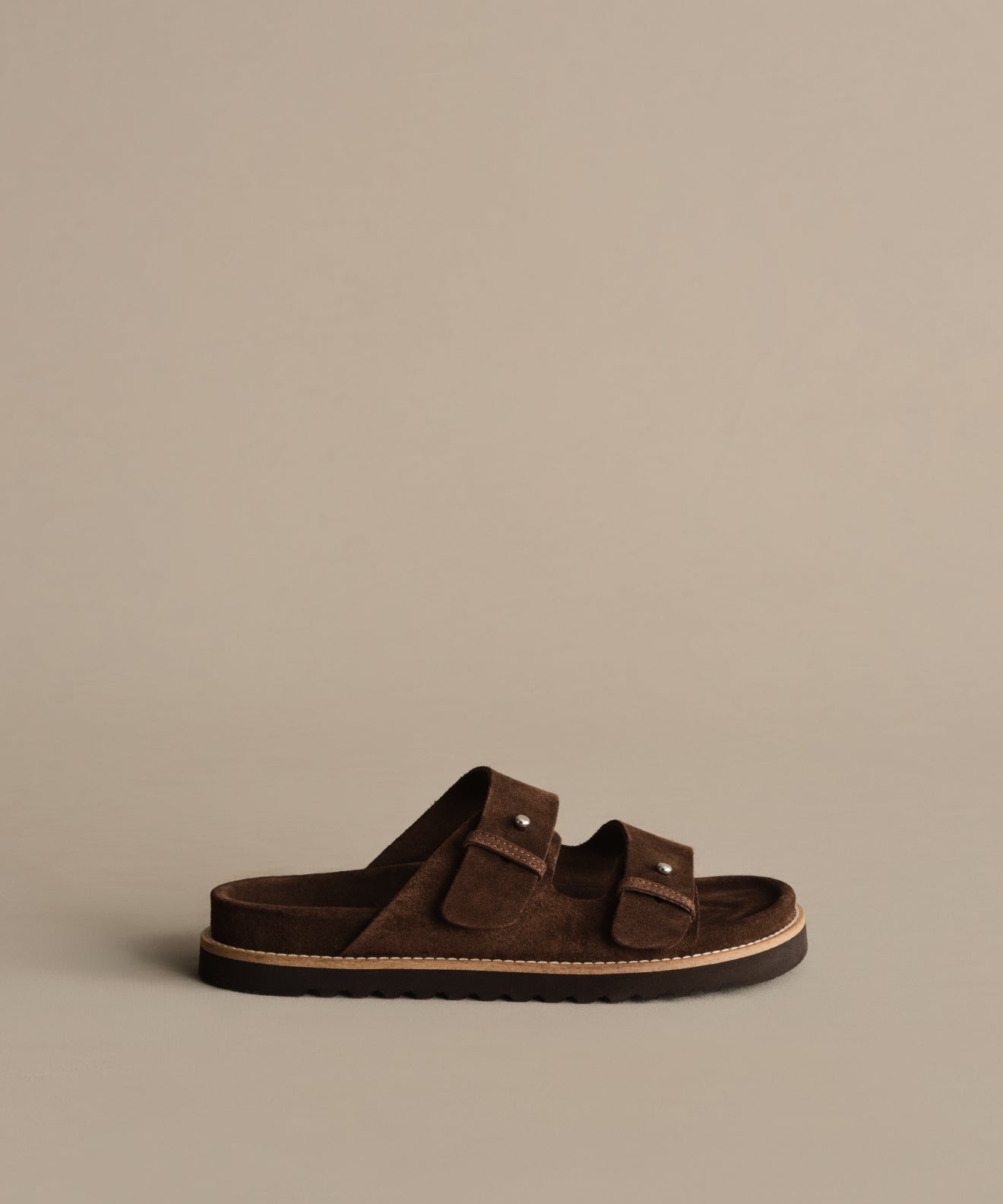 Image of Suede Hutton Slide Sandal