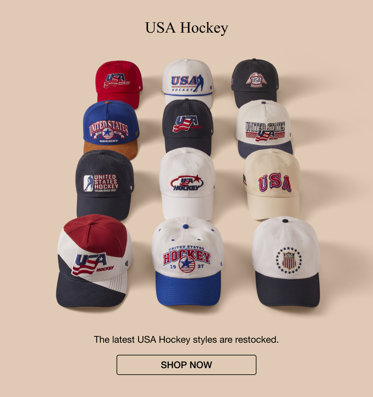 USA Hockey The latest USA Hockey styles are restocked. | SHOP NOW