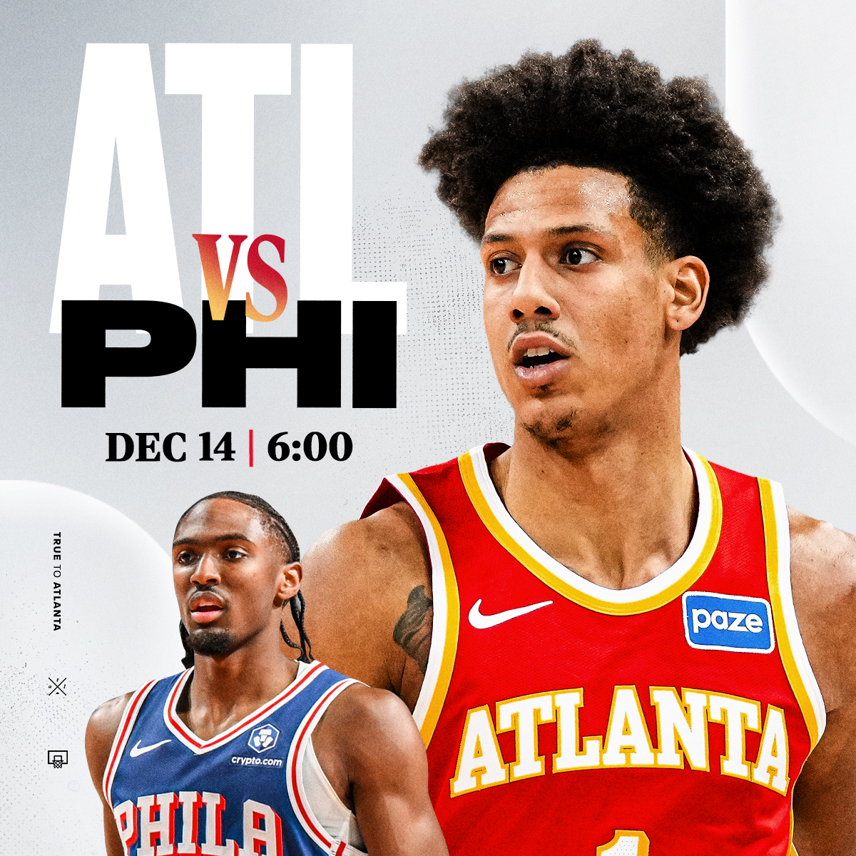 ATL vs. PHI on 12/14