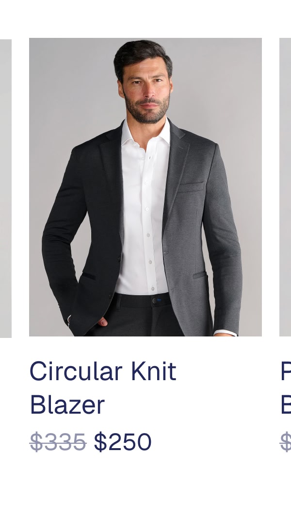 Circular Knit Blazer