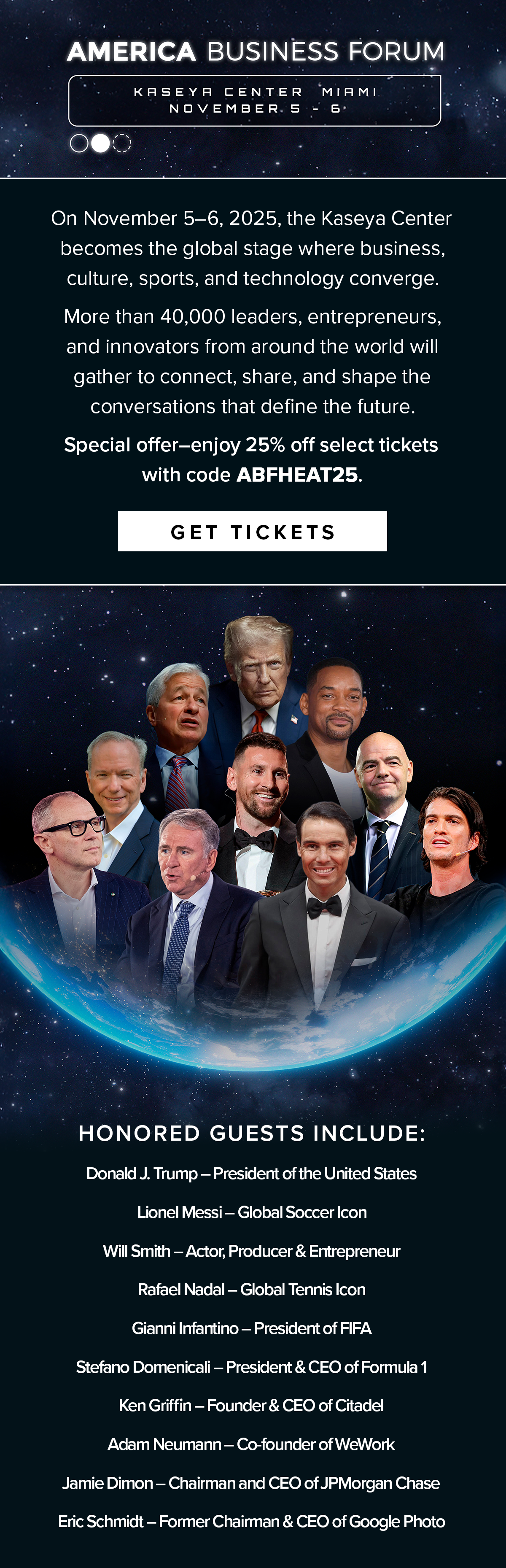 America Business Forum Miami 2025 | Get Tickets