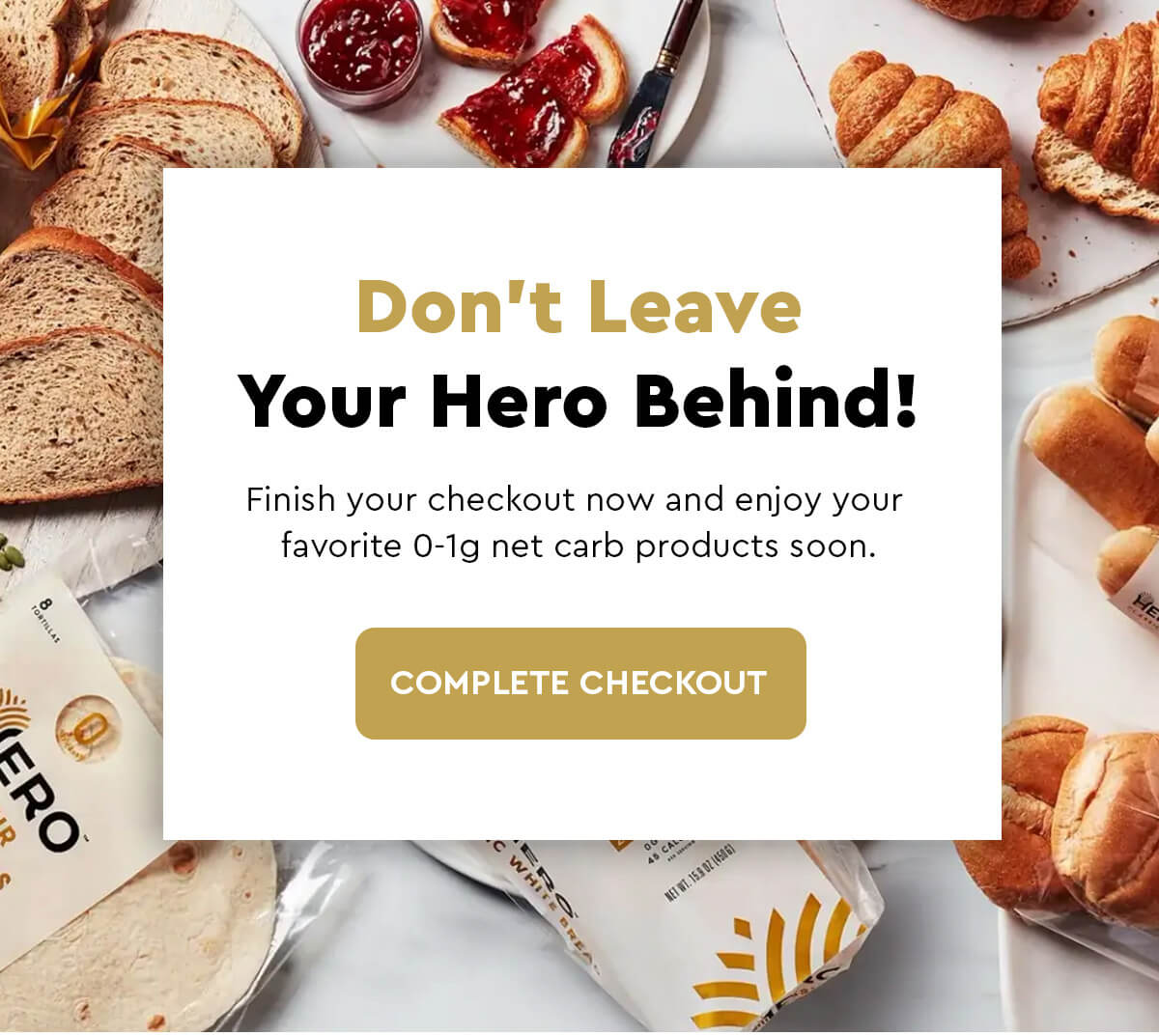 Don't leave your hero behind