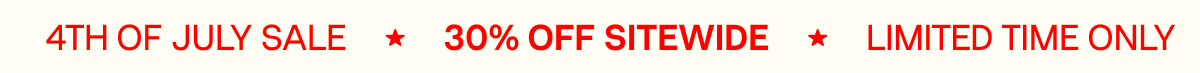30% Off with code 4JULY2026