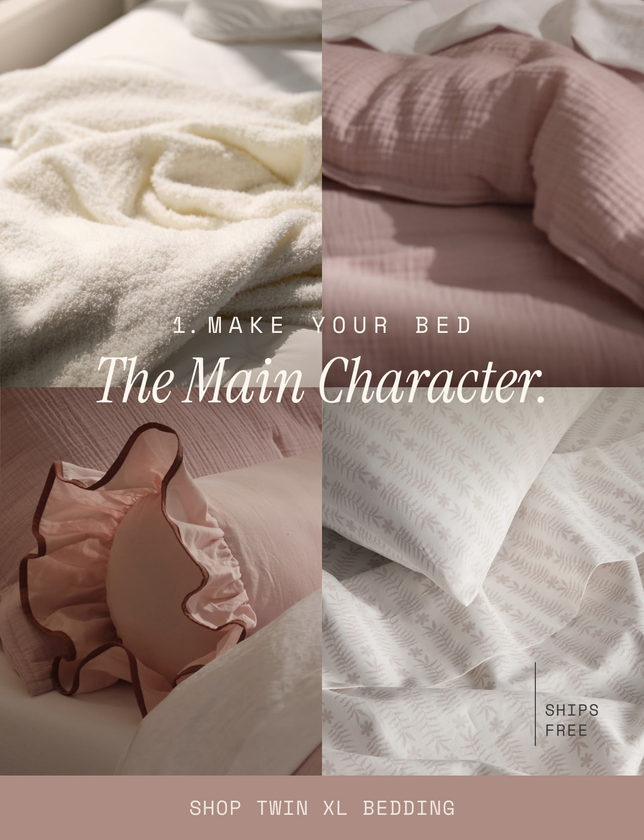 TWIN XL BEDDING