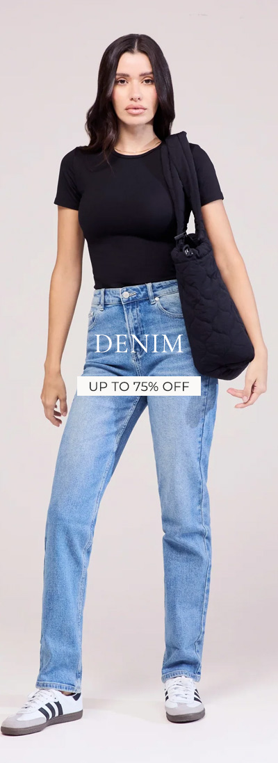 DENIM UP TO 75% OFF