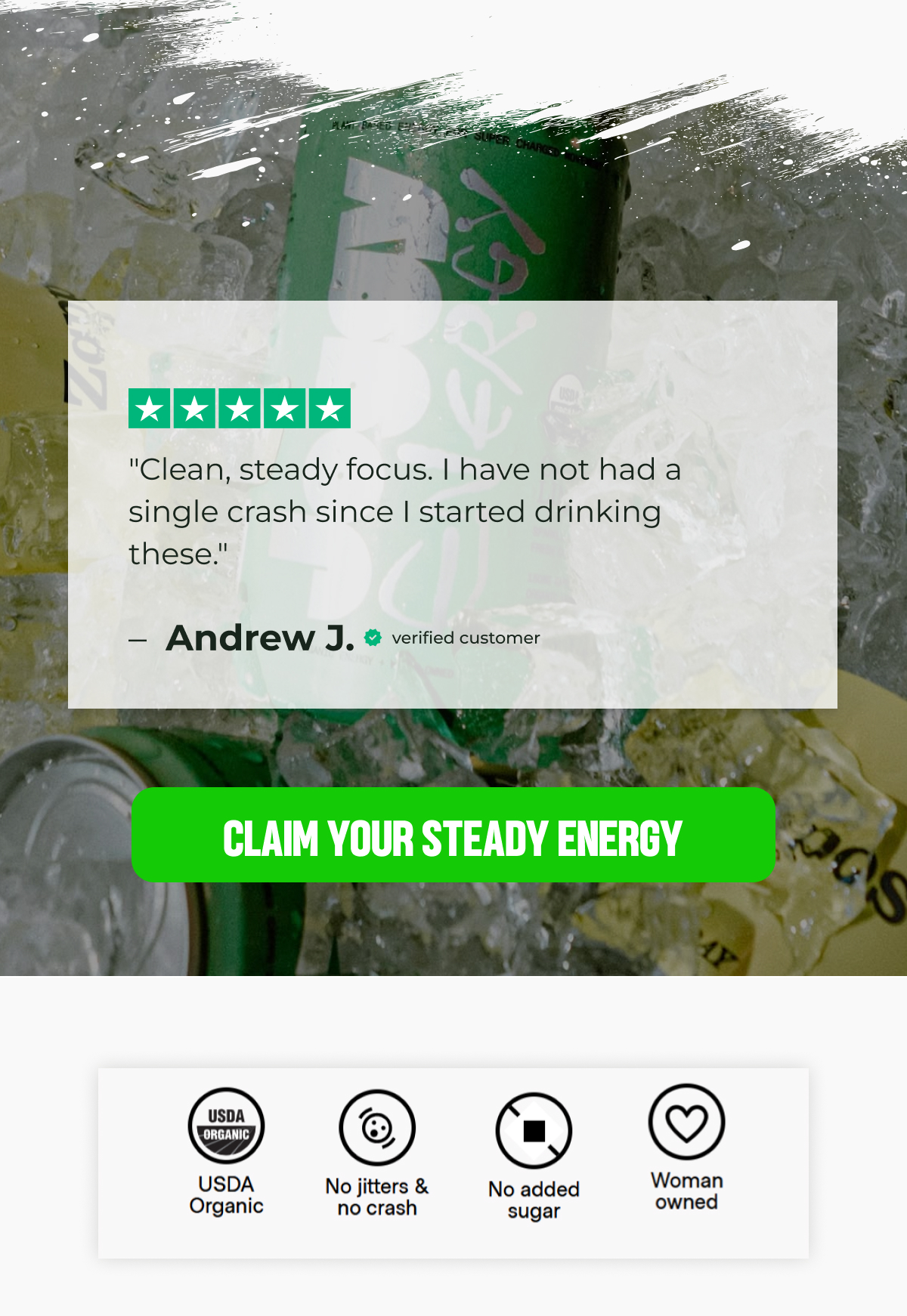 CLAIM YOUR STEADY ENERGY