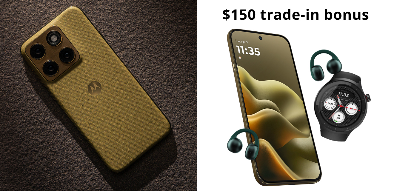 motorola edge- 2026 - $150 trade-in bonus