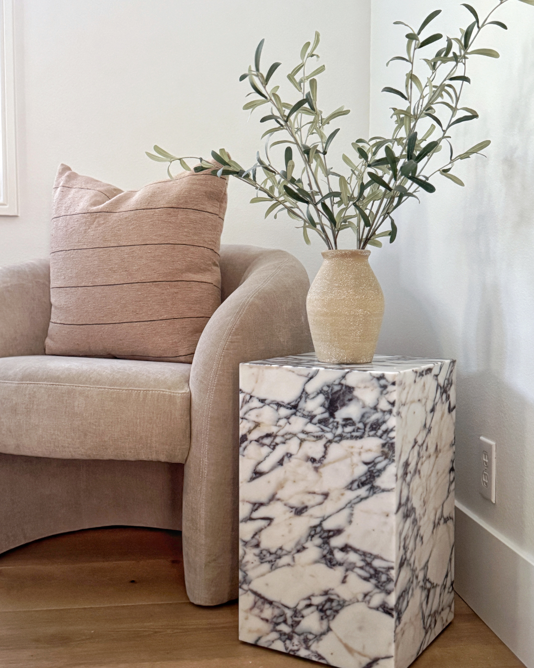 Copenhagen Marble End Table