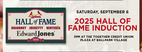 Hall of Fame Induction