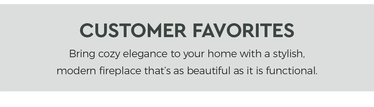 Customer Favorites 
