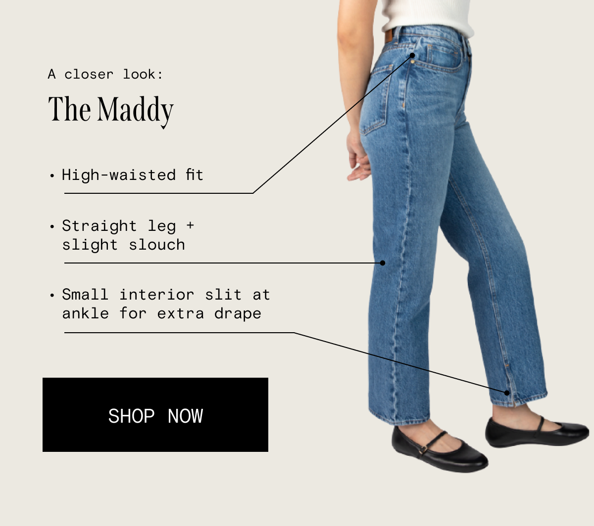 Shop the Maddy - our newest silhouette